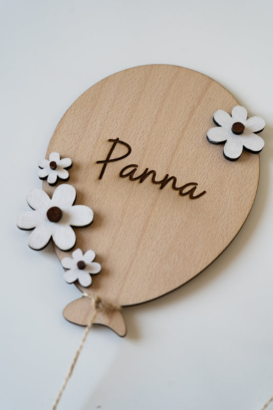 Személyre szabható baba névtábla